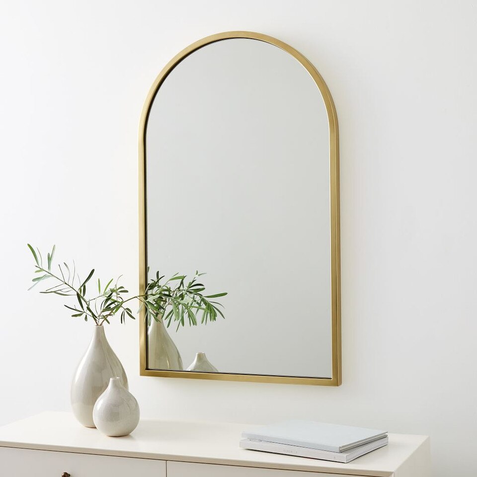 Metal Framed Arched Wall Mirror west elm Australia